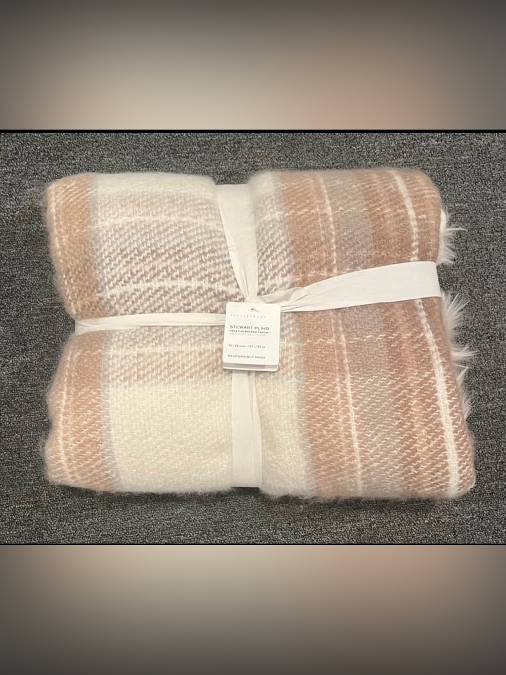 NEW Pottery Barn Stewart Plaid Throw